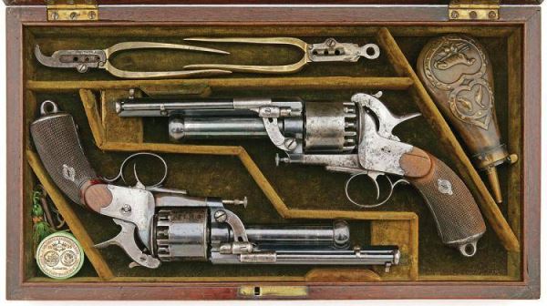 Ле Ма: револьвер с двумя стволами